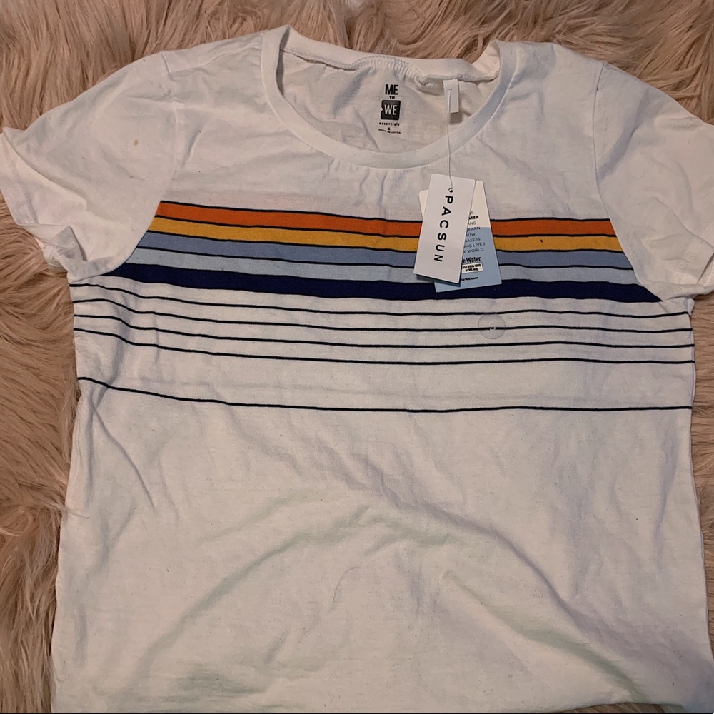 pacsun stripped t shirt
